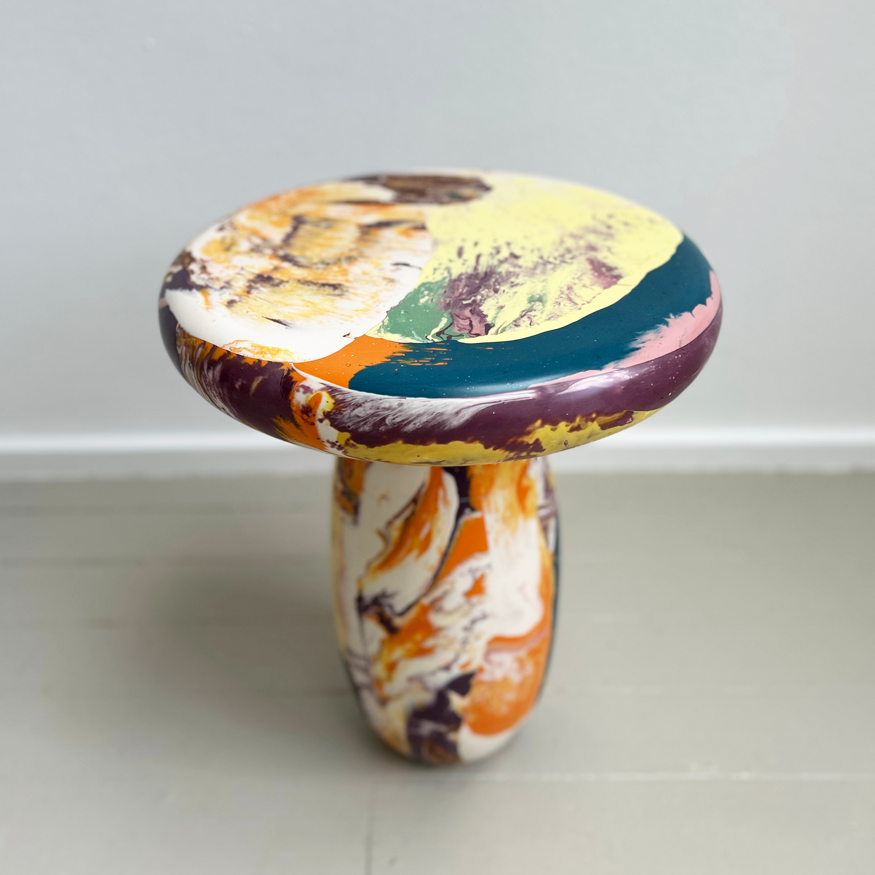 Owlet Table - Multi Orange