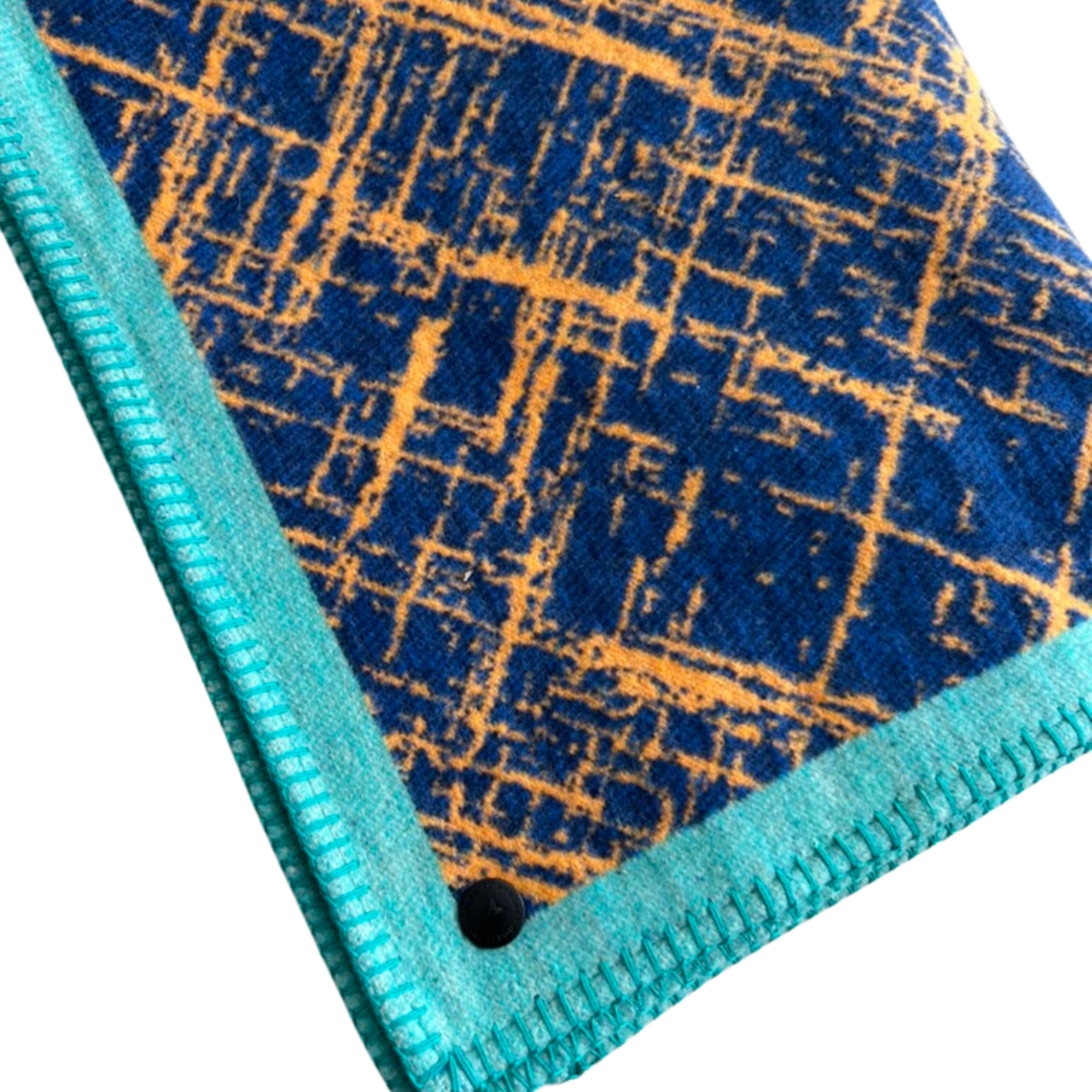 Crosshatch Recycled Cotton Throw - River Bank