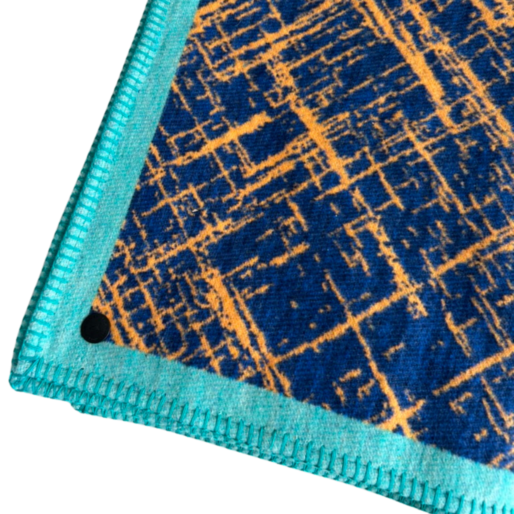 Crosshatch Recycled Cotton Throw - River Bank