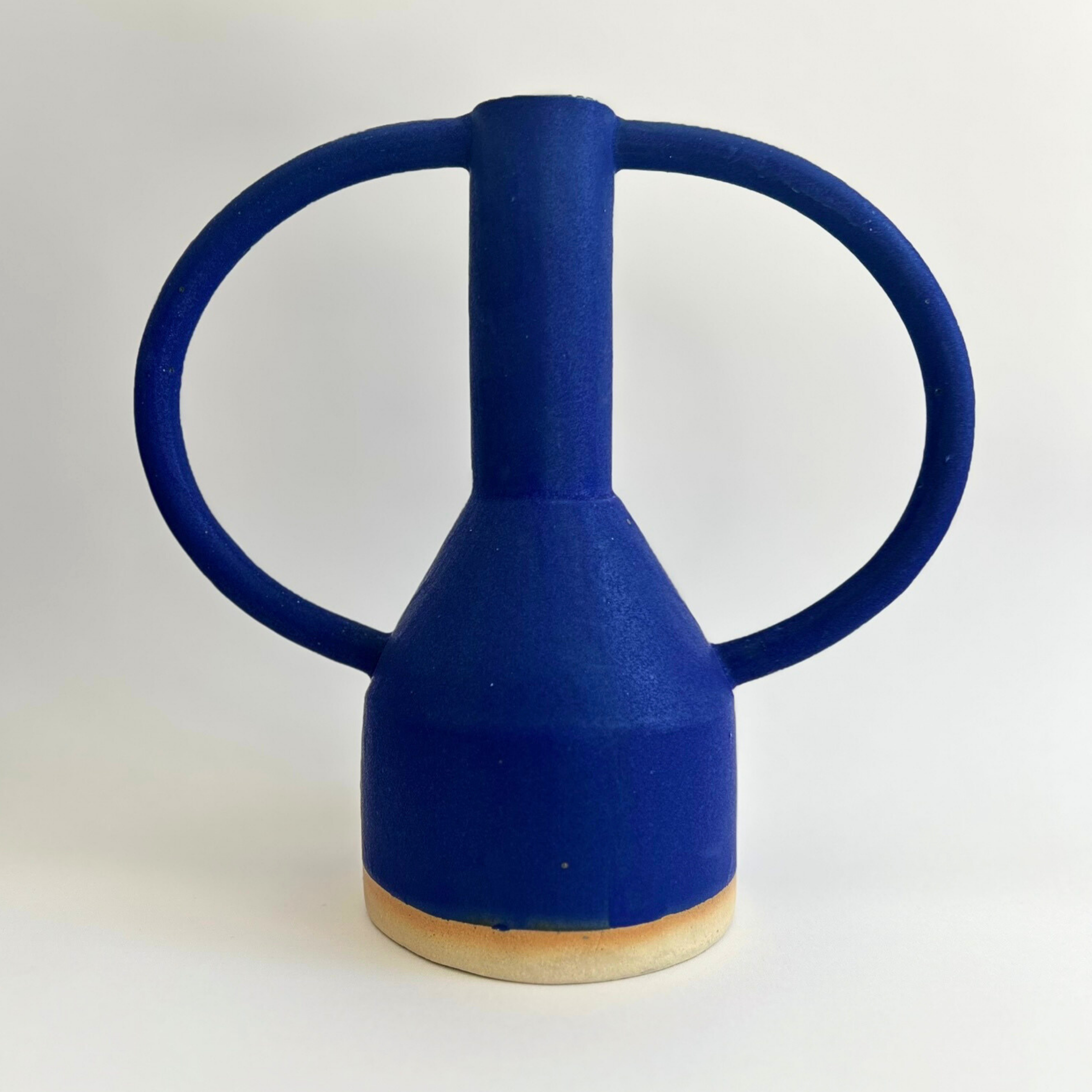Extra Large Jug-Eared Vase in Bright Blue