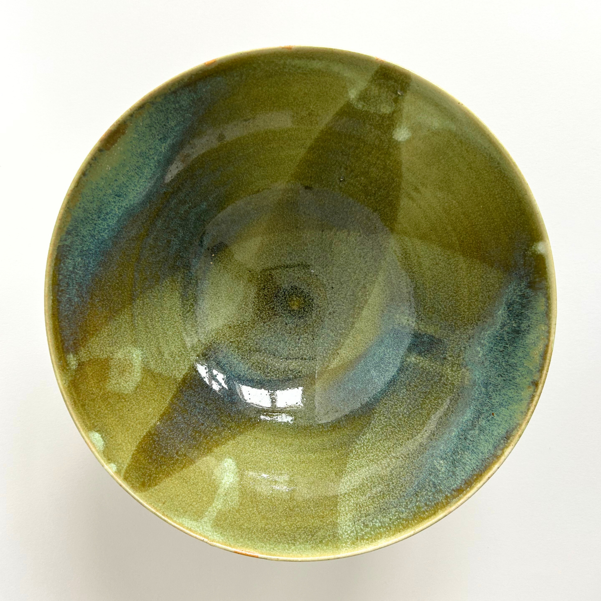 Meadow green large bowl