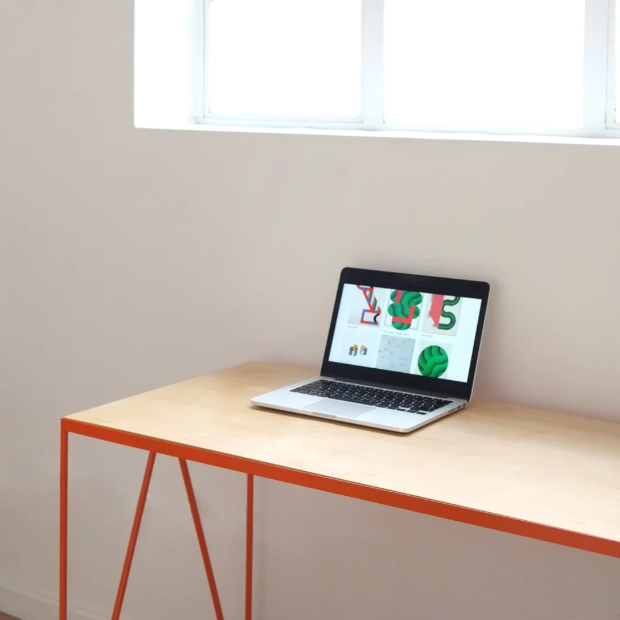 Study Desk - Birch plywood top