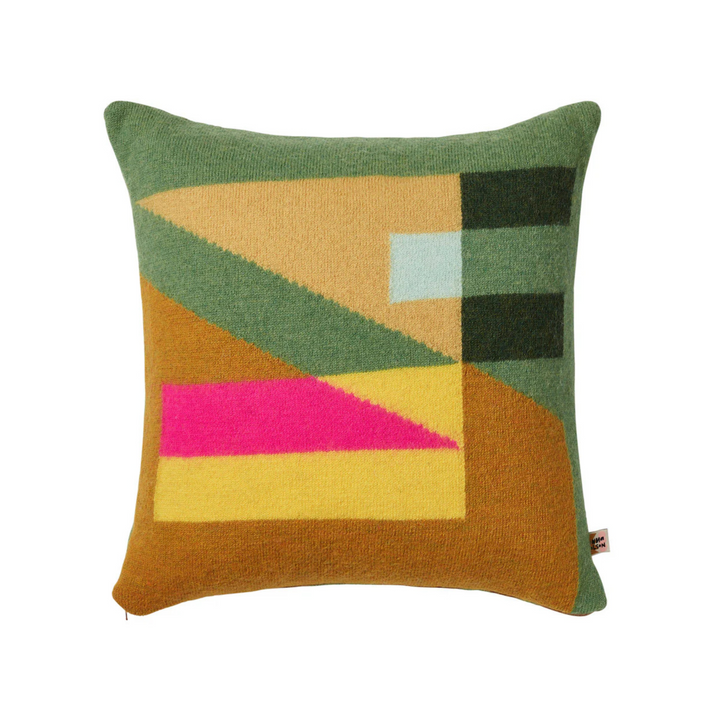 Tilt Square Cushion - Green