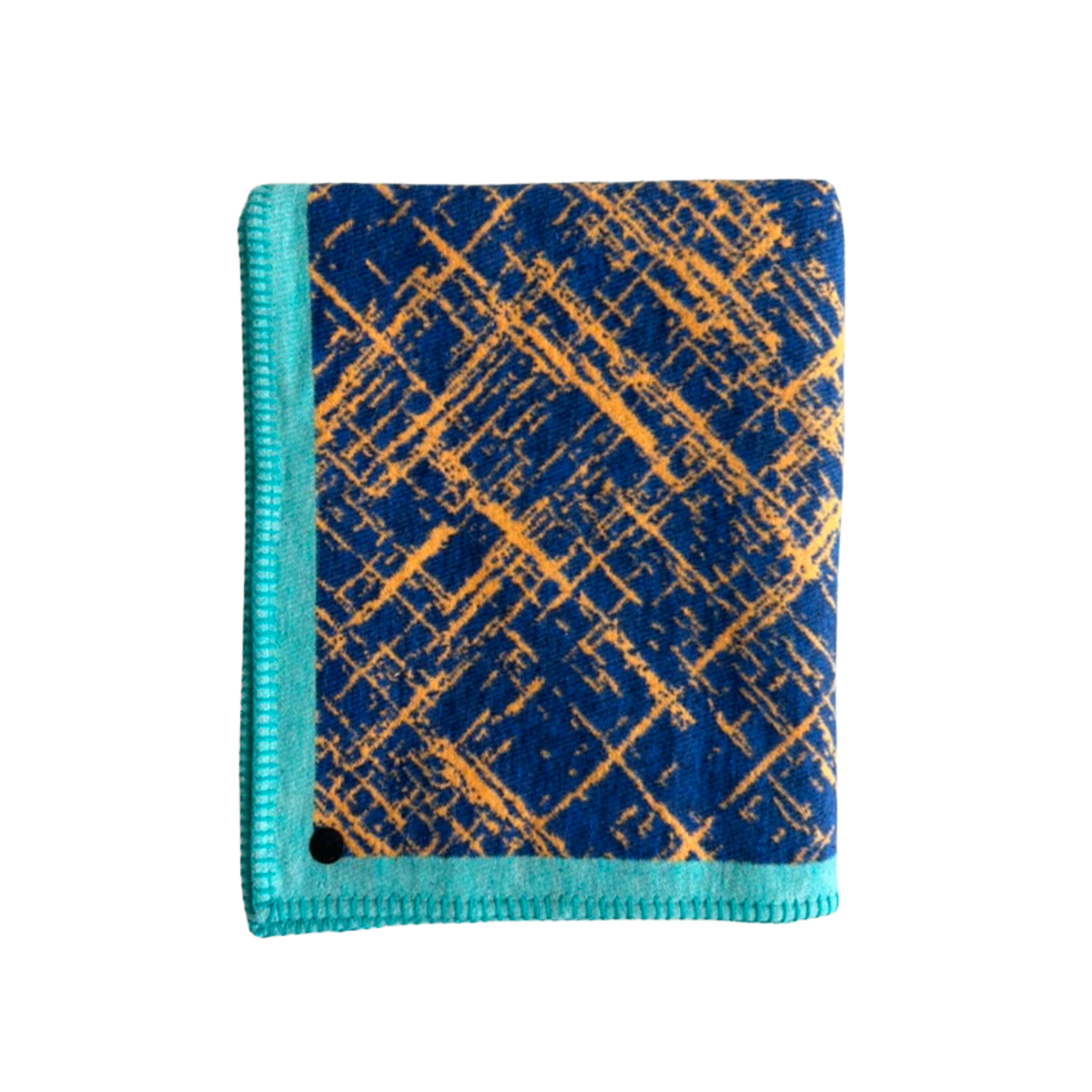 Crosshatch Recycled Cotton Throw - River Bank