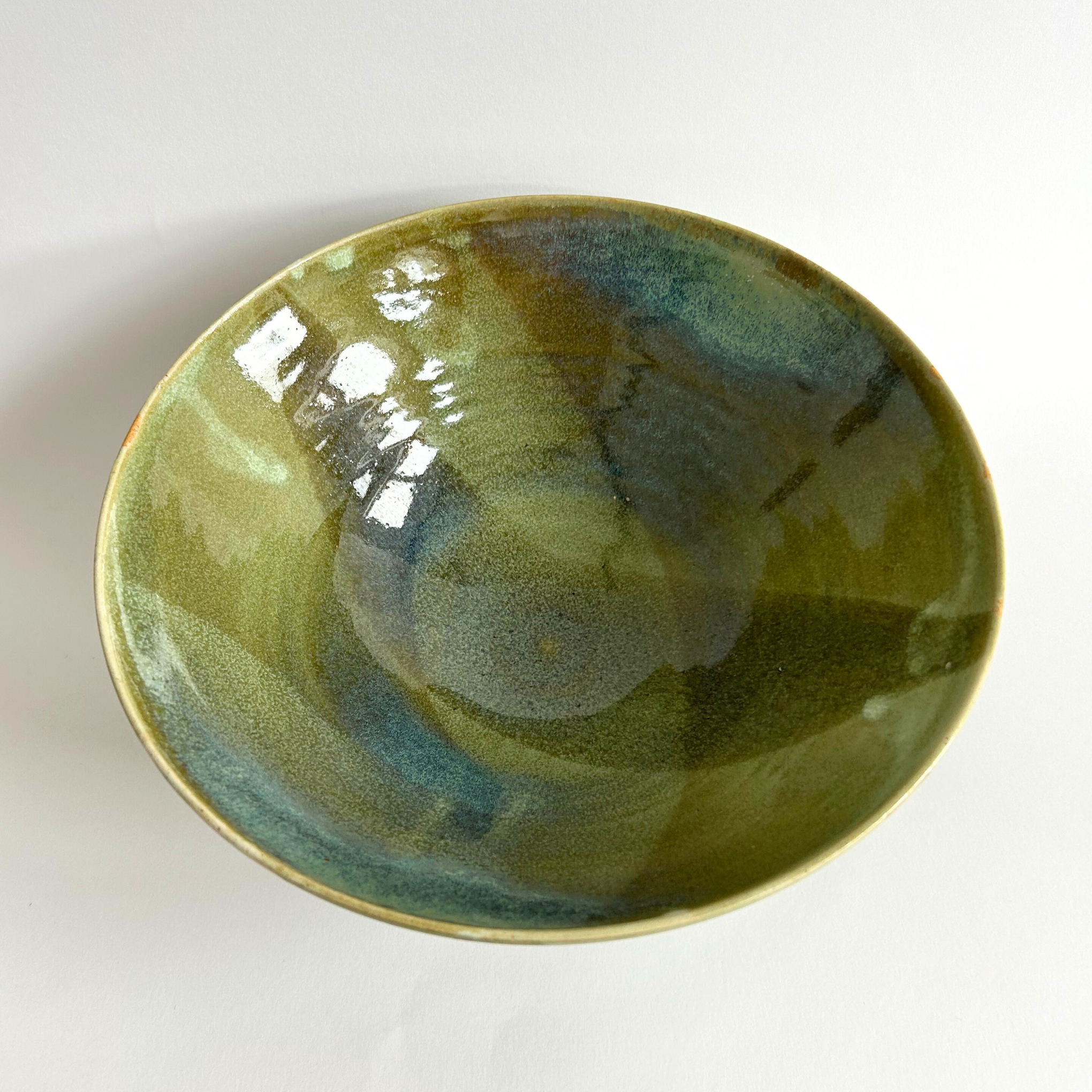 Meadow green large bowl