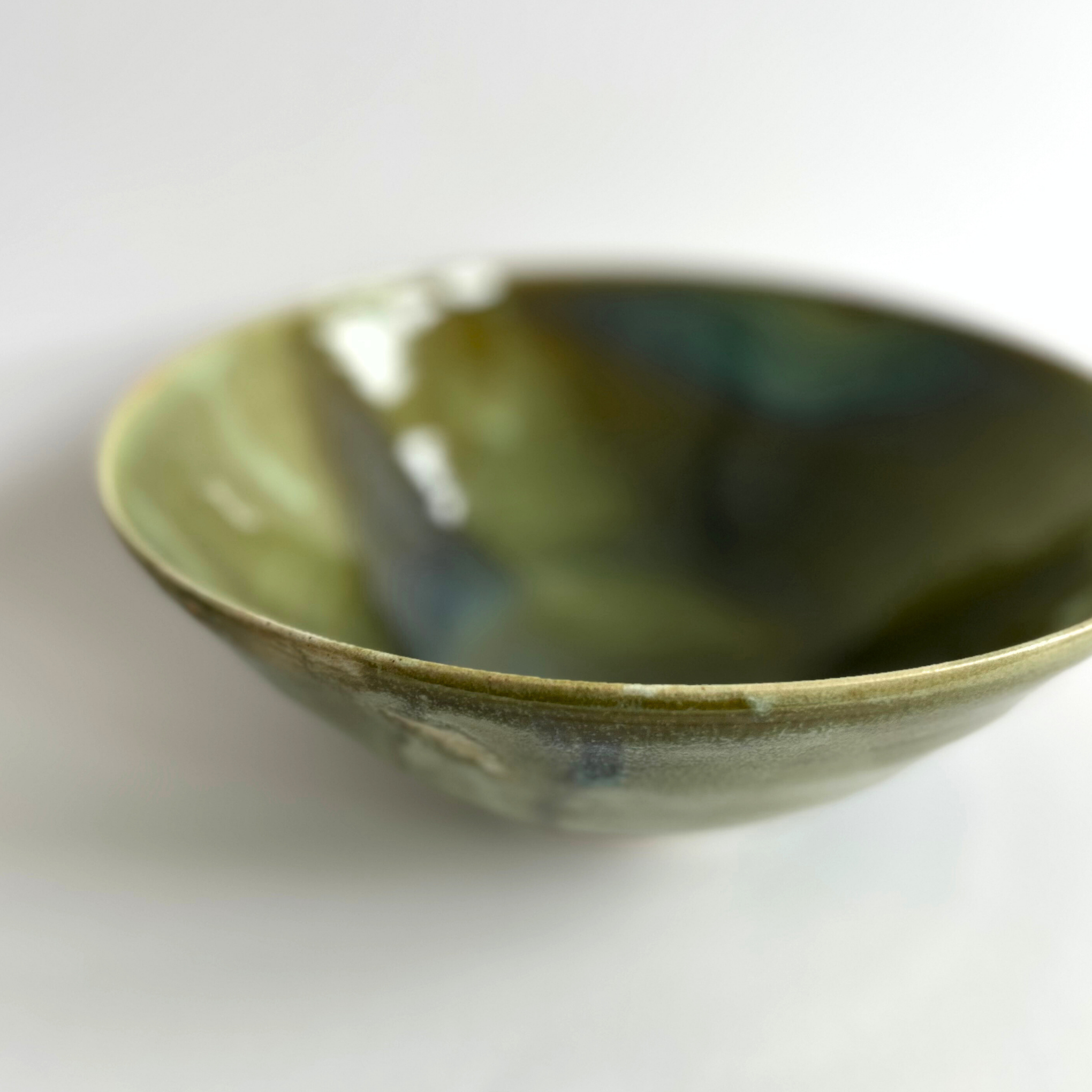 Meadow green large bowl