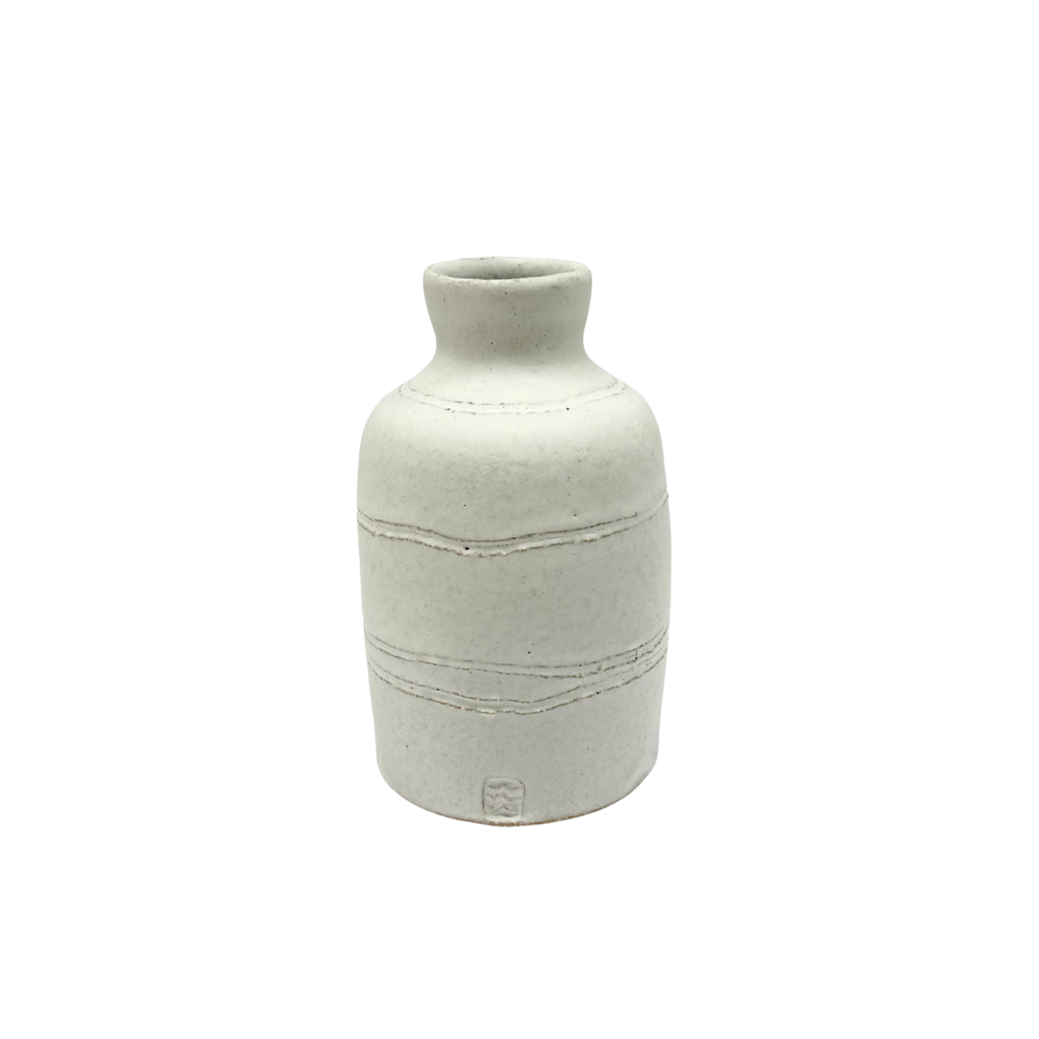 Stoneware Bottle Vase - Small