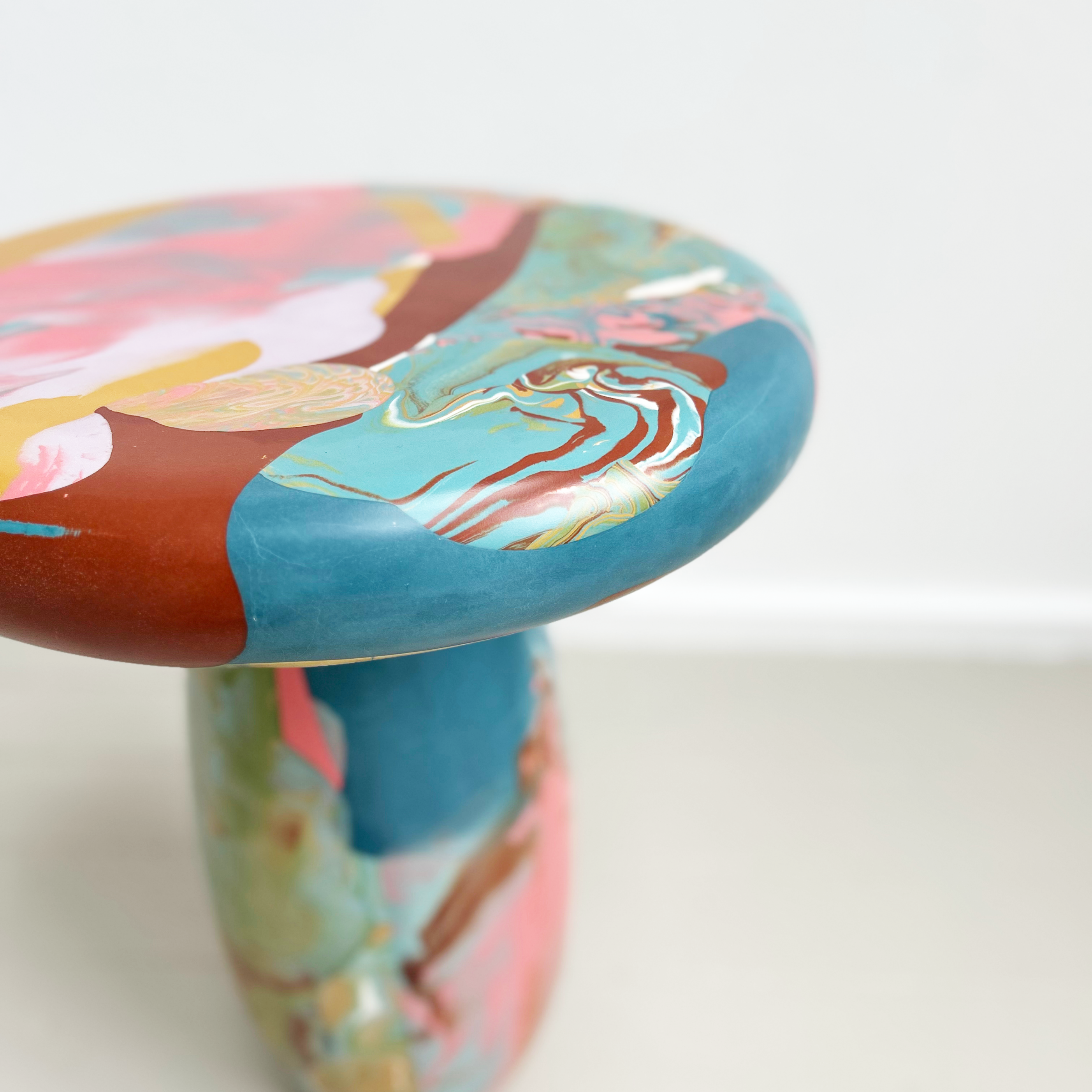 Owlet Table - Pink & Navy