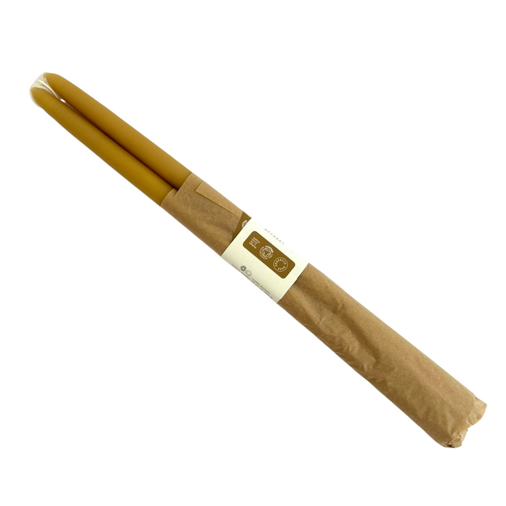 Skär Organics Beeswax Dinner Candles 16"- Set of 2