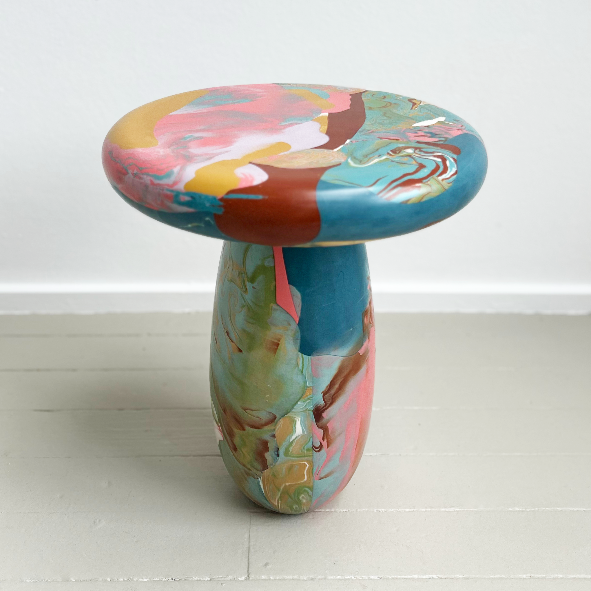 Owlet Table - Pink & Navy